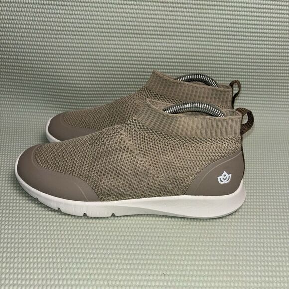 Spenco Orthotic Knit Sneakers Shoes Yoga Stretch Women’s 8D Tan - Picture 3 of 9